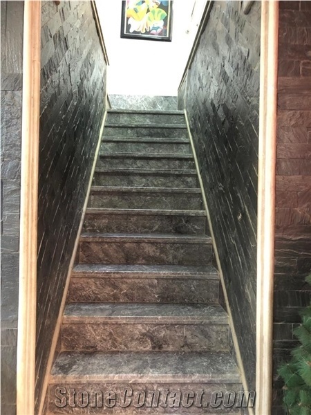 Grey Lido Marble Stairs Steps