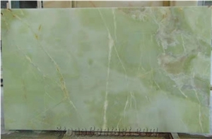 Balochistan Light Green Onyx Stone Slab