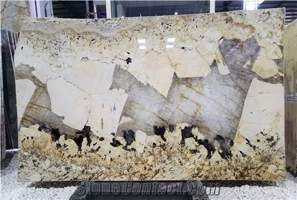 Brazil Pandora White Granite Stone Slab