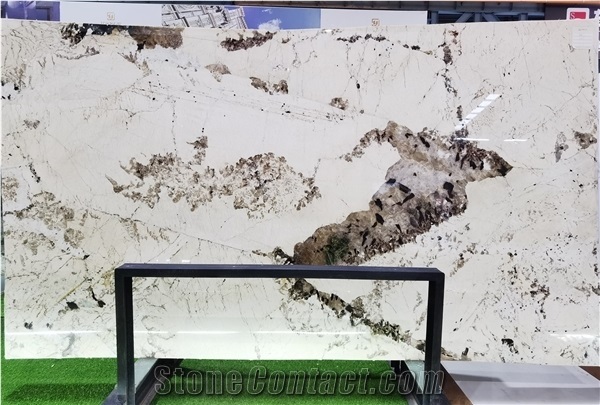 Brazil Pandora White Granite Stone Slab