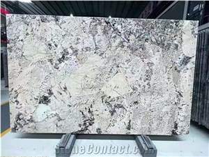 Brazil Swiss Alps White Granite Slab