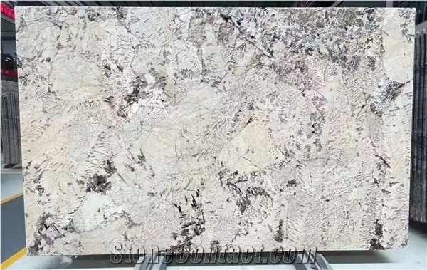 Brazil Swiss Alps White Granite Slab