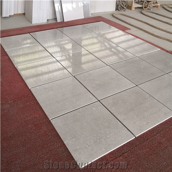 Honed Light White Travertine Floor Tiles