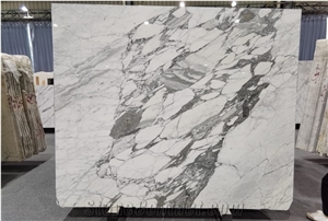Italy Arabescato Venato Bianco White Marble Slab