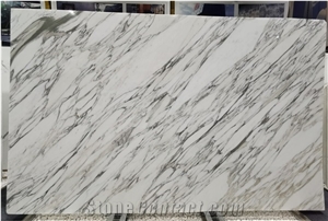 Italy Corchia Venato Bianco White Marble Slabs