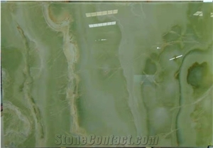 Pakistan Light Green Jade Onyx Stone Slab