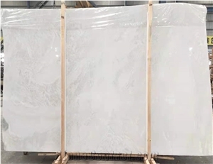 Polished African White Marble Slab