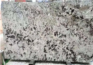 Polished Brazil Royal White Granite Slab