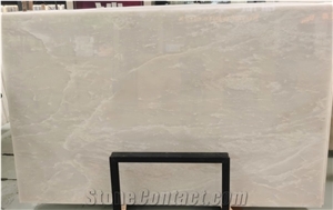 Polished Namibia Bianco White Marble Slab