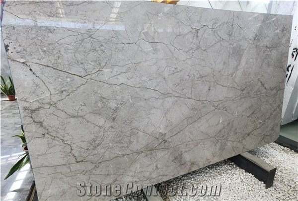 Polished Turkey Astana Grey Marble Slabs