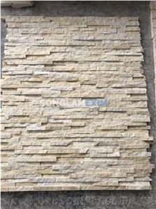 Yellow Marble Glued Wall Cladding Panel - 10 Lines