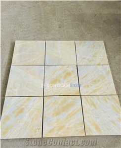 Yellow Marble Sandbasted Tiles