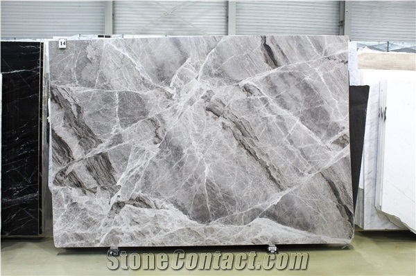Magnificient Silver Marble Tiles & Slabs from Turkey