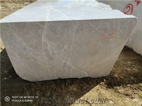 Spider Ice Grey Marble Blocks Quarry - Turkey