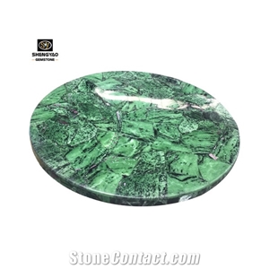 Green Ruby Zoisite Emerald Table Top