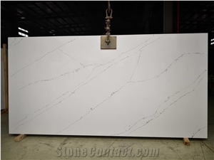 Calacatta Quartz Stone Slabs Zd9019
