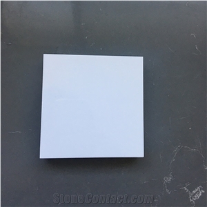 Super White Artificial Marble Slab for Table Vanity Top