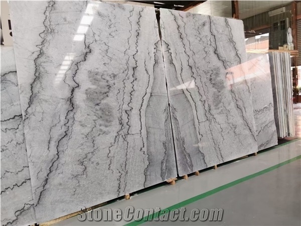 Meteor Grey Marble for Wall Cladding