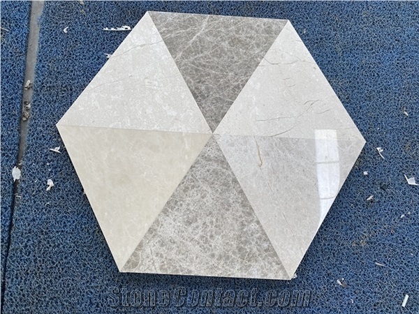 Natural Marble Stone Waterjet Medallions
