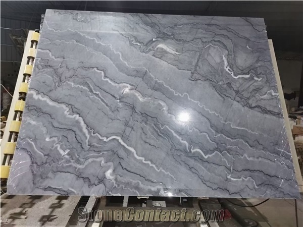 Sea Wave Grey Marble for Floor Covering
