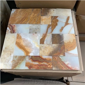 Factory Direct Luxury 3d Onyx Mosaic Tiles for Wall Decor