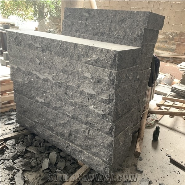 Natural Surface Angola Black Granite Steping Stone