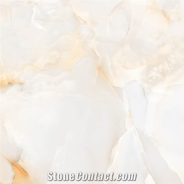 Golden White Onyx Tile Porcelain Tile 600x600 mm
