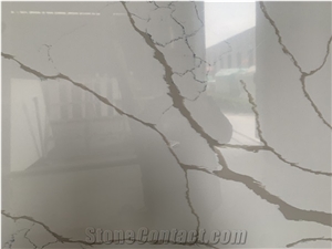 Calacatta Laza White Quartz Slabs and Solid Surface Stone