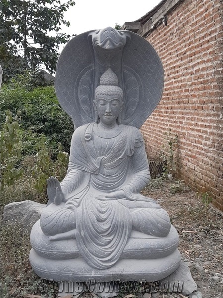 Budha Snake Stone Sculpture