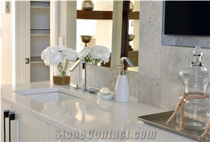 Silestone Engineered Quartz Countertops for Bathrooms, Quartz Bathroom Countertop, Vanity Tops