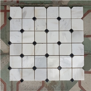 Crystal White Marble Mosaic/Vietnam Stone Mosaic