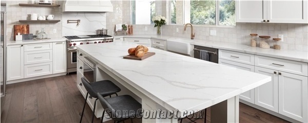 No Veins Quartz Countertops/White Quartz Kitchen Countertop