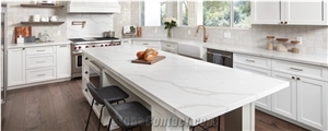 No Veins Quartz Countertops/White Quartz Kitchen Countertop