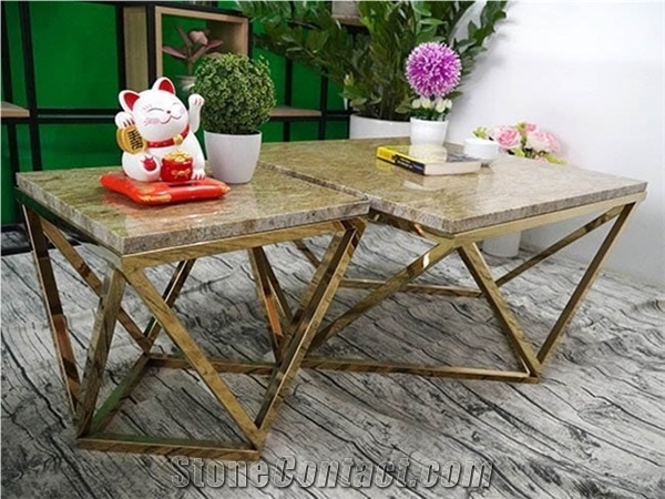 Tea Table T11/ Table Top/ Vietnam Stone