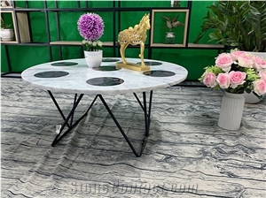 Vietnam Marble Tea Table T15/ Round Table Top