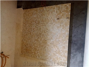 Yellow Mosaic Stone/Mosaic Stone/Styled Mosaic Stone