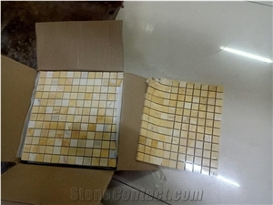 Yellow Mosaic Stone/Mosaic Stone/Styled Mosaic Stone