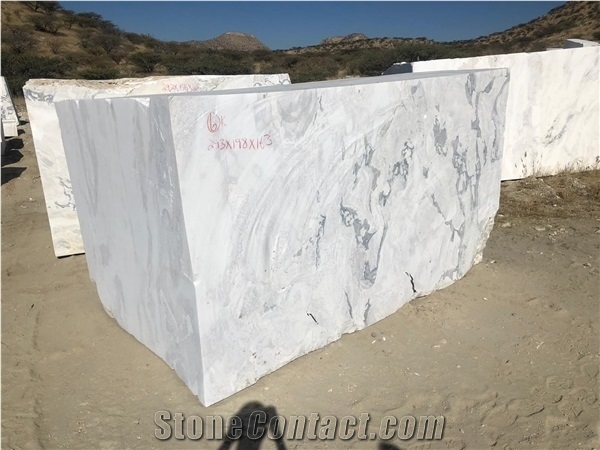 Dover White Marble, Namibia White Marble Block