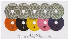 3-Step Polishing Pads For Wet And Dry Polishing Sy-10001