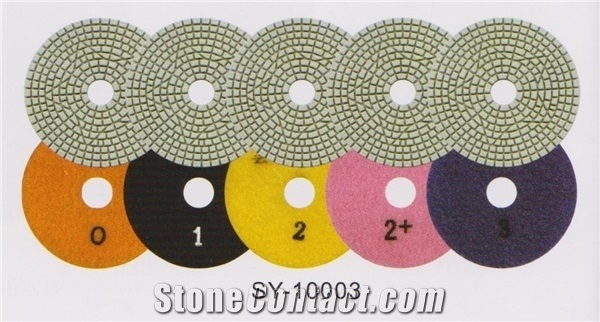 3-Step Polishing Pads For Wet And Dry Polishing Sy-10003