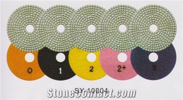 3-Step Polishing Pads For Wet And Dry Polishing Sy-10004