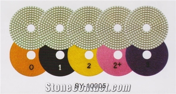 3-Step Polishing Pads For Wet And Dry Polishing Sy-10005
