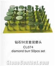 Diamond Burr 50Pcs Set Cl074