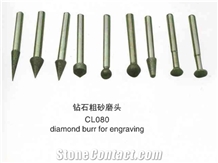 Diamond Burr For Engraving Cl080