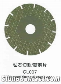 Diamond Cutting Blades/ Grinding Disc Cl007