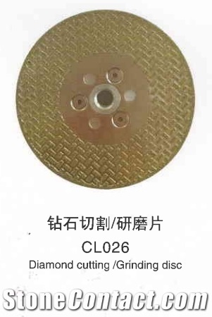 Diamond Cutting / Grinding Disc Cl026