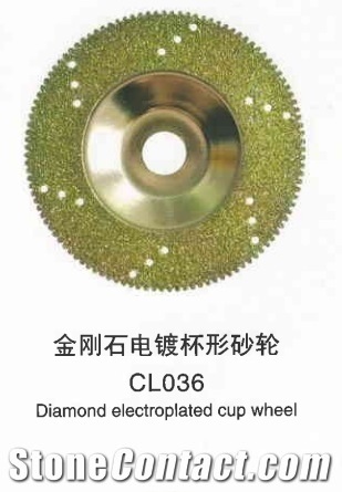 Diamond Electroplated Cup Wheel Cl036