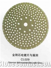 Diamond Electroplated Cutting Disc With Holes Cl029