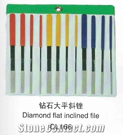 Diamond Flat Inclined File Cl166