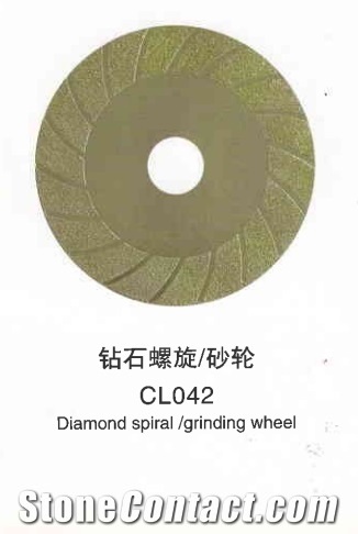 Diamond Spiral Grinding Wheel Cl042